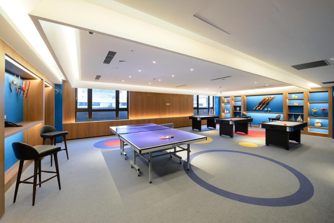 Evergreen Palace Hotel Chiayi Taibao ภายนอก รูปภาพ The table tennis room